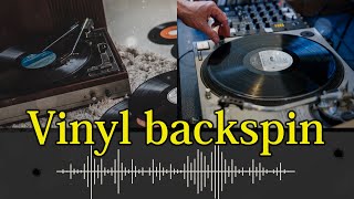 526 Vinyl backspin  sound effect [upl. by Hardigg]