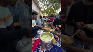 Serving Breakfast for 500 guests in Vikarabad camp  Street food Hyderabad streetfood foodie food [upl. by Arezzini]