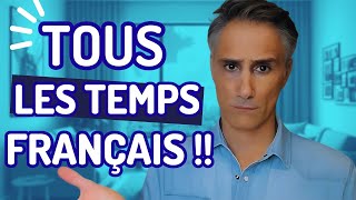 TOUS LES TEMPS DU FRANÇAIS EN 1 VIDÉO [upl. by Anniken]