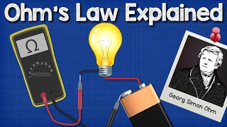 Ohms Law Explained  The basics circuit theory [upl. by Derry]