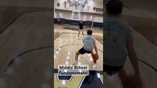 Middle School Fundamentals basketball ballislife collegebasketball nba aau basketballdrills [upl. by Innis]