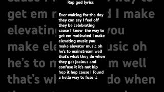 Rap god lyrics [upl. by Udela]