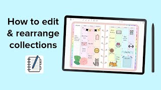 How to edit amp rearrange collections  Penly app tutorial [upl. by Liss661]