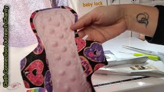 Sewing an Exposed Core Cloth Pad [upl. by Rainie51]