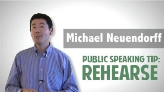 Public Speaking TIP Rehearse [upl. by Frasco]