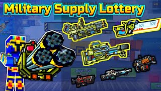 Disruptive Howitzer Siege Minigun  Lottery Weapons  Pixel Gun 3D [upl. by Salot]