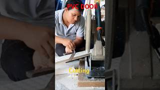 Pvc door cutting  pvcdoors [upl. by Kcirdorb]