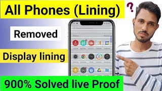 Fix Horizontal lines on mobile screen vivo  Black lines on mobile display  Horizontal lines screen [upl. by Ainesy]