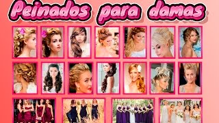 PEINADOS PARA DAMAS DE HONOR 2016 PEINADOS FÁCILES CON TRENZAS PEINADOS PARA BODAS 2016 [upl. by Oakleil]