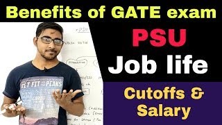 Psu Job Life  Benefits of GATE exam  psu Inhand salary  Gate Preparation [upl. by Akkire]