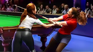 Most RIDICULOUS Moments In Women Snooker [upl. by Rosella]