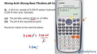 ⚗️ Strong Acid–Strong Base Titration pH Curve [upl. by Eesac]