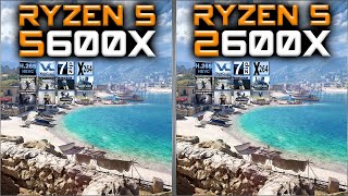 Ryzen 5 5600X vs Ryzen 5 2600X Benchmarks – 15 Tests 🔥 [upl. by Nosliw571]