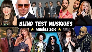 BLIND TEST MUSIQUES ANNÉES 2010  70 EXTRAITS [upl. by Domenic]