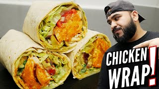 THE BEST CHICKEN TIKKA WRAP ChefMaker [upl. by Clo]