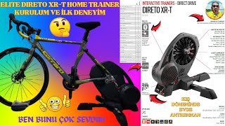 Elite Direto XRT Home Trainer Kurulum Ve İlk Deneyim  Part1 [upl. by Nivri372]