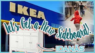 IKEA CANADA  Idanäs Sideboard for a Mini Kitchen Makeover  Home Decor Adventures [upl. by Eninnaej]