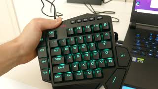 Redragon One Handed Mechanical keyboard K585 [upl. by Aihset]