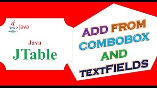 Java JTable Ep13  Add Rows From TextField and ComboBox Dynamically [upl. by Attoynek920]