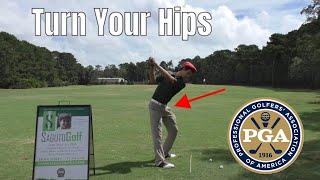 How to Use Your Hips for Powerful Golf Shots [upl. by Ortensia]