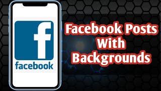 How to Make Facebook Posts with Backgrounds Update [upl. by Daub]