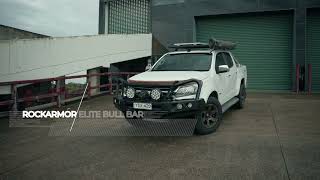 Holden Colorado Bull Bar Package  Bull Bar Winch Led Lights [upl. by Ardnasela]