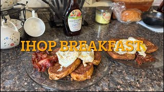 A HUNGRY MANS BREAKFAST  IHOP BREAKFAST 🥰 cooking [upl. by Okiam]