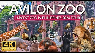 AVILON ZOO Full Tour  The LARGEST ZOO In Philippines  NEW ANIMALS This 2024  Rodriguez Rizal [upl. by Arabrab339]