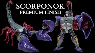 Transformers Takara Tomy Beast Wars Premium Finish Scorponok [upl. by Funch157]