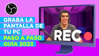 PASO a PASO ► Graba tu PANTALLA asi Guia 2023 [upl. by Justicz245]