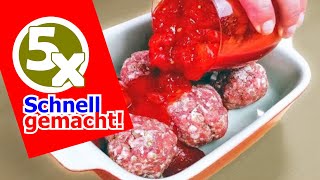 5 leckere Mikrowellen Rezepte zum Mittagessen und Abendbrot  kochen [upl. by Suoicserp45]