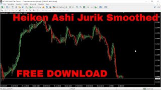 Heiken Ashi Jurik Smoothed Indicator FREE DOWNLOAD [upl. by Kylie]