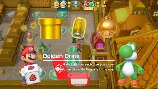 Super Mario Party Partner Party 72 Tantalizing Tower Toys Mario amp Yoshi vs Peach amp Rosalina [upl. by Beverlee]