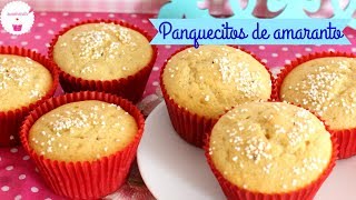 PANQUECITOS DE AMARANTO 🌸 Receta Fácil Postres de Vane [upl. by Bina102]