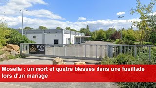 Moselle  un mort et quatre blessés dans une fusillade lors dun mariage [upl. by Araiek]