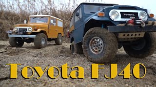 Toyota FJ40 Land Cruiser Offroad Outting ll RC4WD amp FMS 110 Scale [upl. by Sinnaiy]