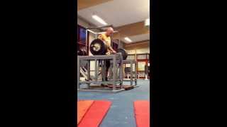 Concentric Front Squat 2x130kg [upl. by Aenit607]