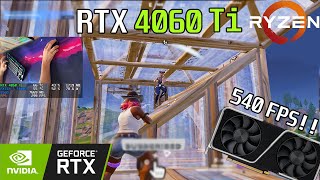 🚀 RTX 4060 Ti  Ryzen 5 5600X · Unlimited FPS · Fortnite CHAPTER 5 · COMPETITIVE SETTINGS [upl. by Gnek]