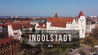 Ingolstadt 🇩🇪  from above 4K [upl. by Swane]