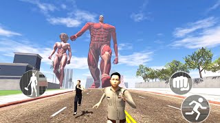 Titan Army vs Lava monster in  INDIAN BIKE DRIVING 3D [upl. by Pellikka189]