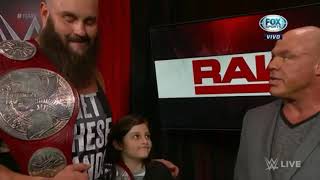 Braun Strowman y Nicholas Renuncian a los Títulos en Parejas  WWE RAW EN ESPAÑOL [upl. by Suivatnad]