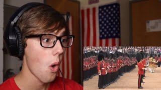 American Reacts to Trooping the Colour [upl. by Lramaj]