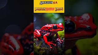 Amazon ka Poison Dart Frog Amezing Fact About Poison Dart Frogtopamezingfactsamazingfactsfacts [upl. by Yolanda]