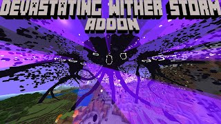 The Devastating Wither Storm Addon Showcase [upl. by Arraek]