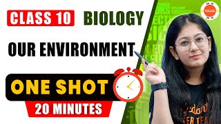 Our Enviornment Oneshot 10 Minutes  CBSE Class 10 BIOLOGY [upl. by Nies401]