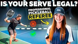 How to Serve Legally Learn the 2 Pickleball Serves [upl. by Venola]