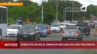 Conductores cada vez más violentos en las vías de Managua [upl. by Adnilram477]