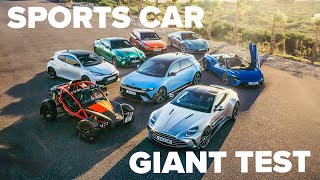 Sports Car Giant Test 2024  Porsche vs McLaren vs Aston Martin amp more [upl. by Ailehc568]