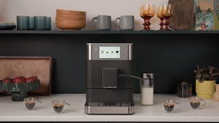 KitchenAid fully automatic espresso machine KF6 KF7 and KF8 how to use your new machine [upl. by Noskcire]