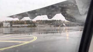 Finnair ATR 72500 Finnair landing to Rovaniemi [upl. by Nednarb]